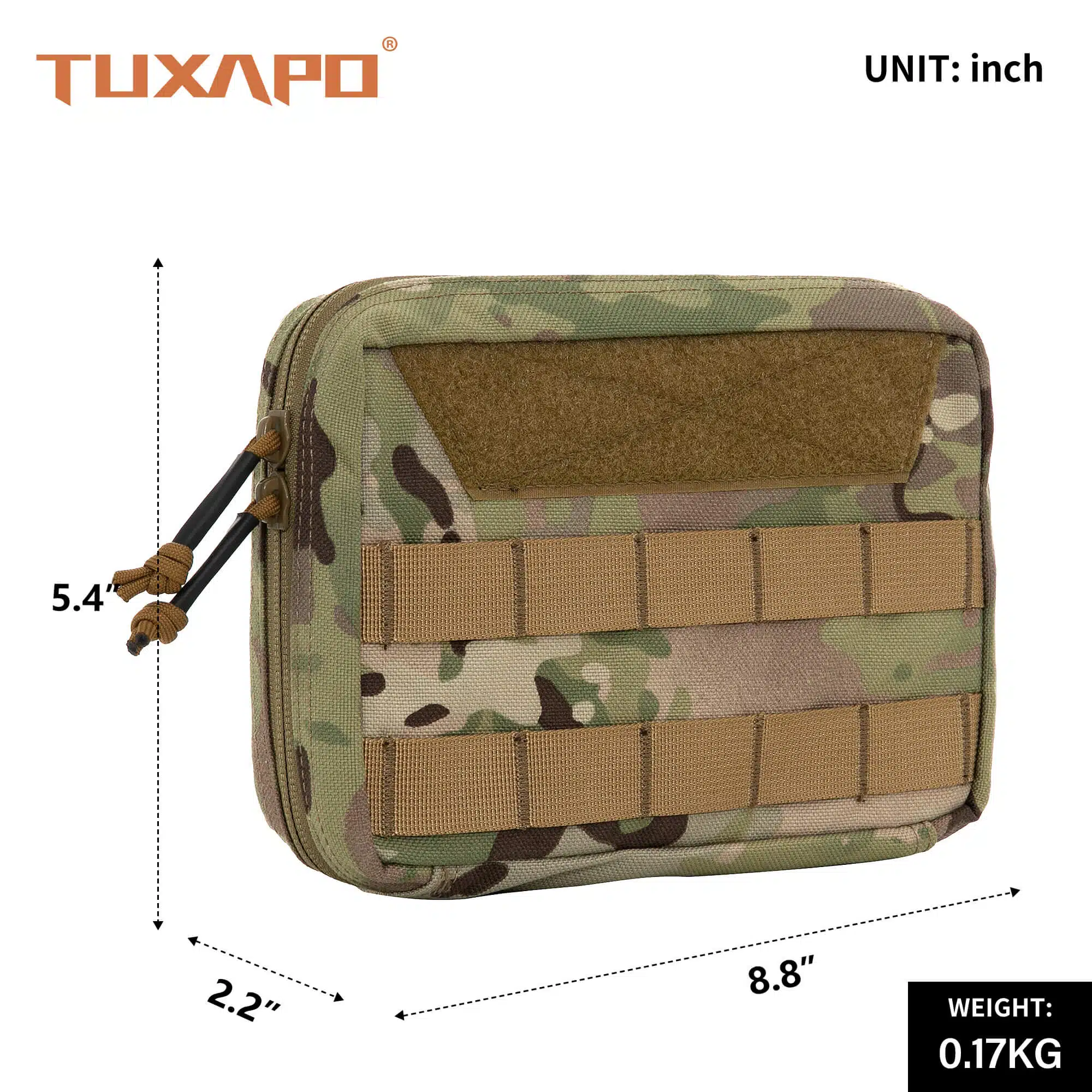 TPA407 EDC Pouch Molle – Compact and Versatile Small Bags (8.8 x 2.2 x 5.4″)