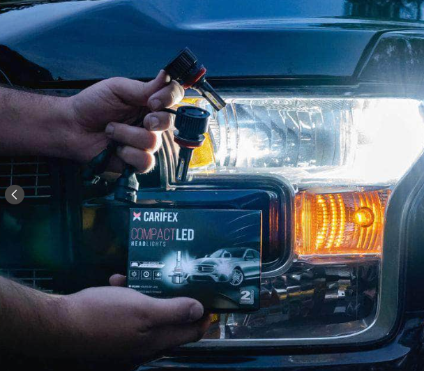 Carifex Compact 6000k Led Headlight Set – 30 Min Install. 10x Safer Drive