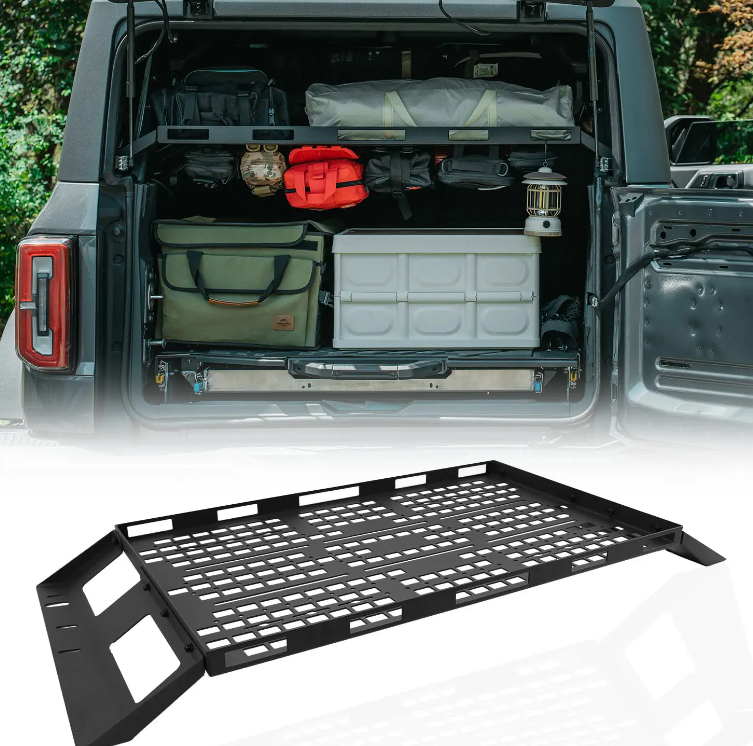 4 Door Interior Rear Cargo Basket Rack