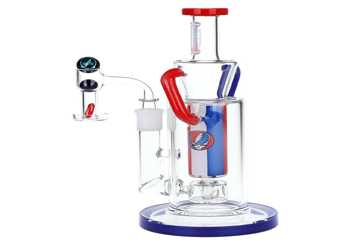 Grateful Dead x Pulsar Cascade Waterfall Recycler Rig Set - 9" / 14mm F