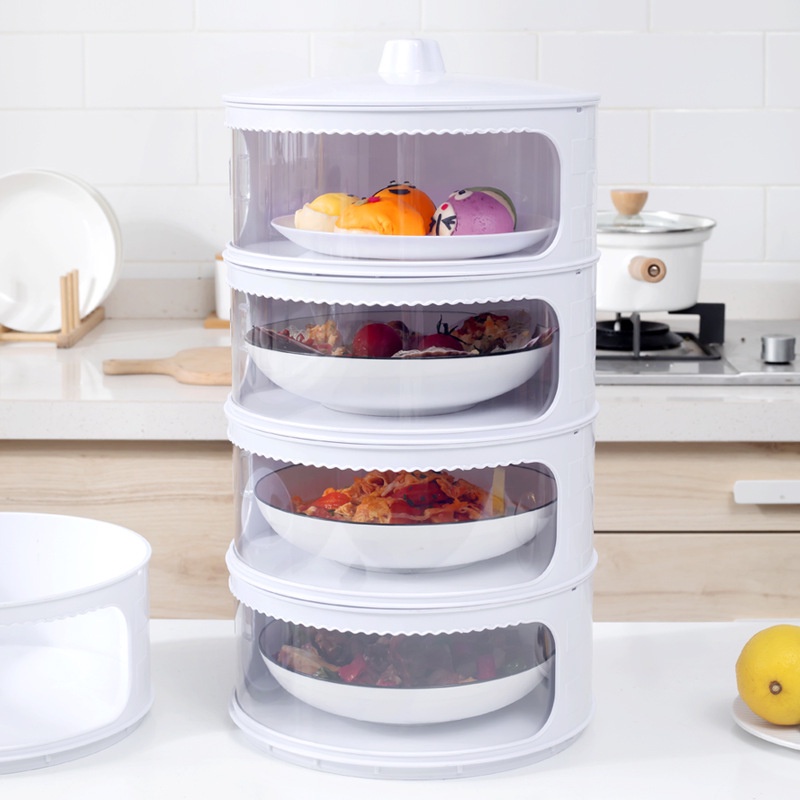 Keep Your Meals Fresh and Protected with the Foldable Japanese-Style Insulation Dish Cover