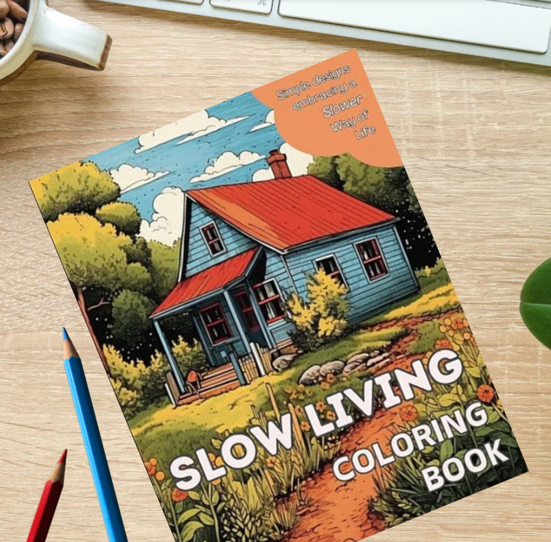 Slow Living Coloring Book