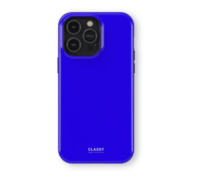 Neon Navy Blue Tough Case