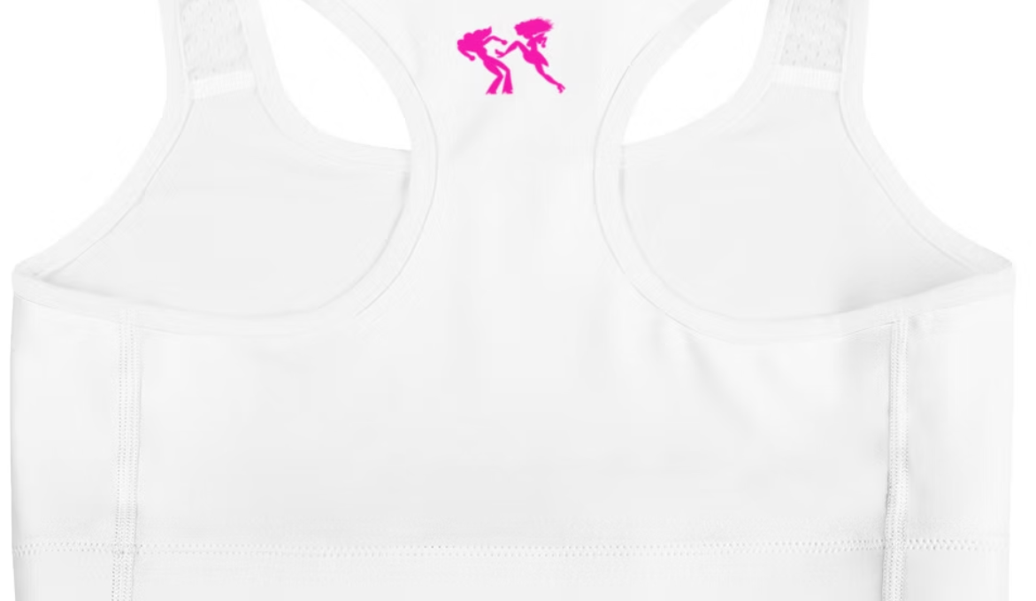 Stunt Woman Sports Bra- small logo (back)
