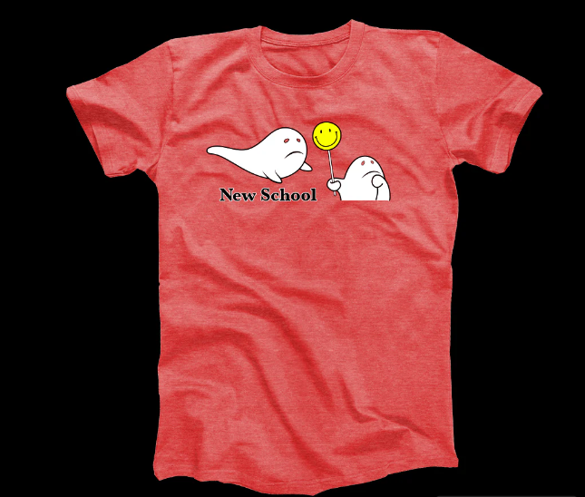 NEW SCHOOL T—SHIRT "GHOST"