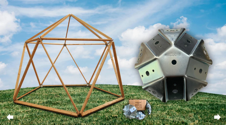 Magidome® Steel Geodesic Dome Connectors Kit