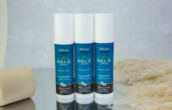 BIOLabs PRO Natural DHEA 20MG CREAM 3oz (3-pack bundle) 6 month Supply!