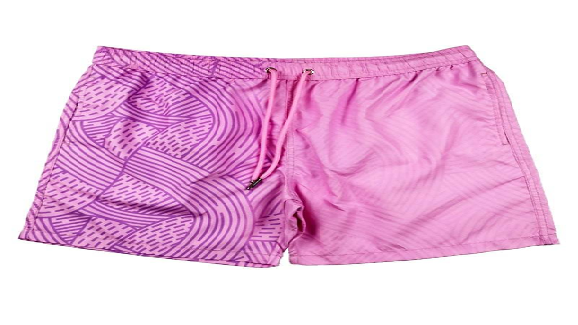 Wave Pattern Mens Color Changing Trunks