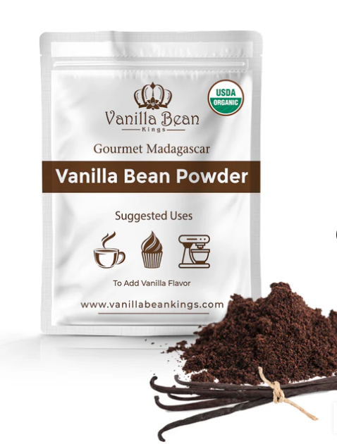 Organic Vanilla Bean Powder — Pure Ground Madagascar Vanilla Powder