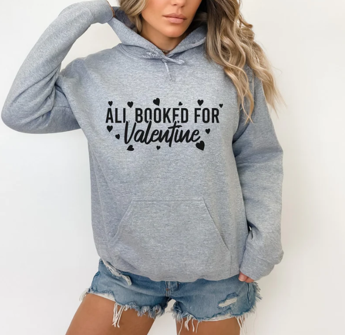 All Booked For Valentine Hoodie