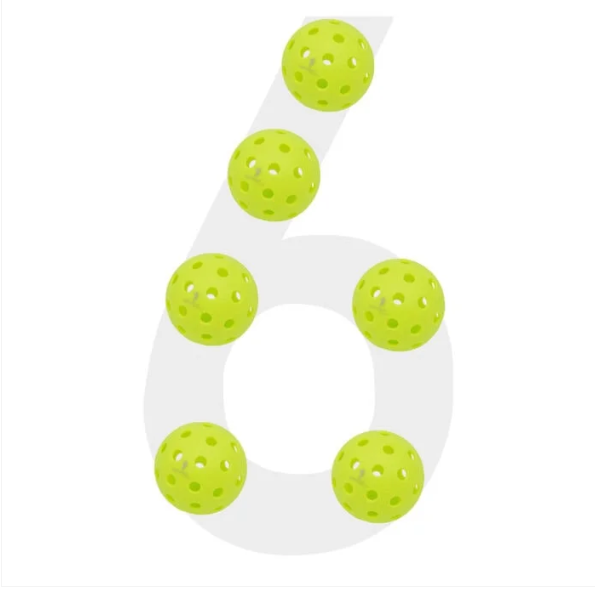 GetProQuik Outdoor Pickleball Balls – 40 Holes