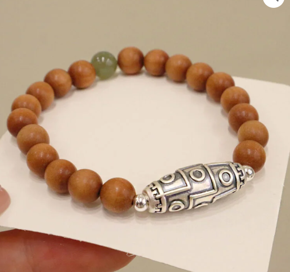 Chinese sandalwood Buddhist beads