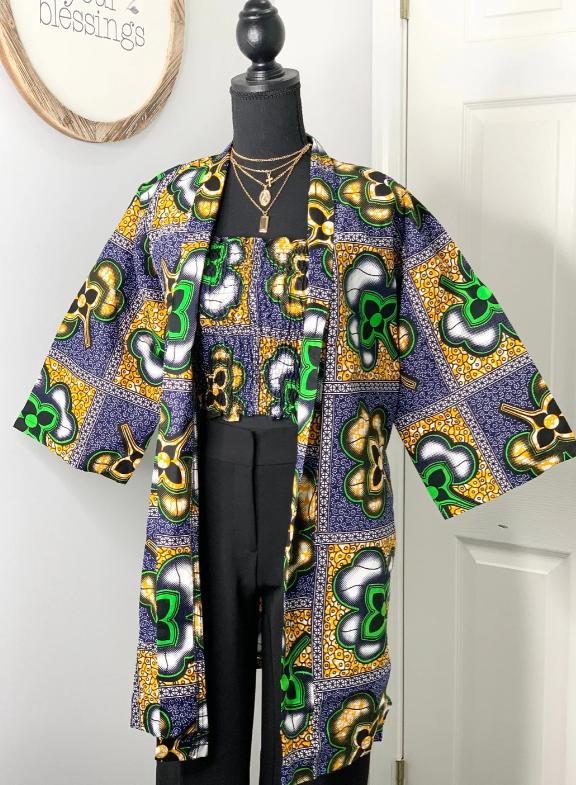 2-piece kimono set