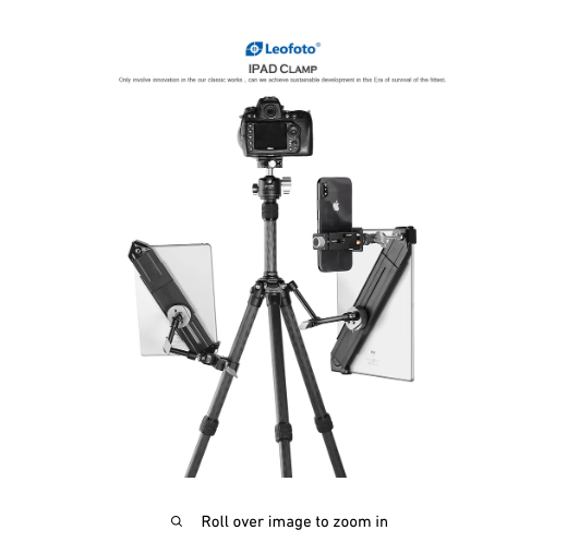 Leofoto IPC-300 / IPC-500 Adjustable Tablet Clamp for Tripod Mount Up To 14" / 19.7" Arca Compatible - IPC-300