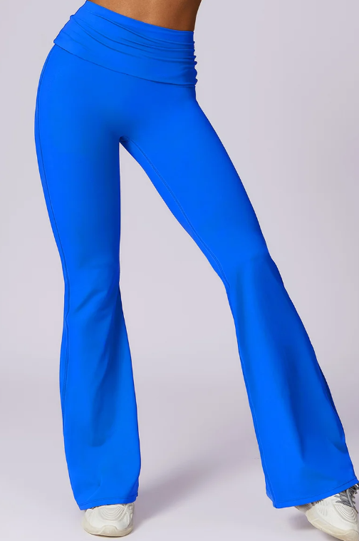 High Waisted Flare Leggings Tummy Control Pants Cck8538