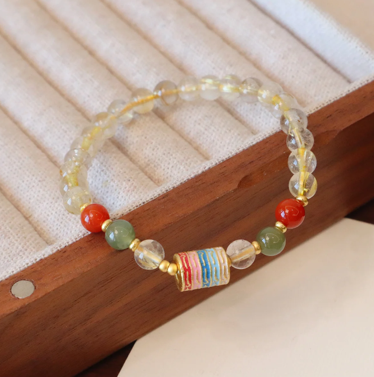 2024 new natural citrine bracelet
