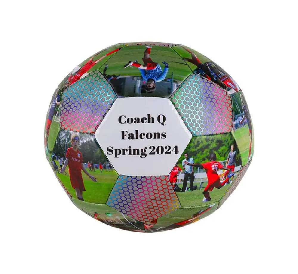 Custom Holographic Reflective Gift Soccer Ball