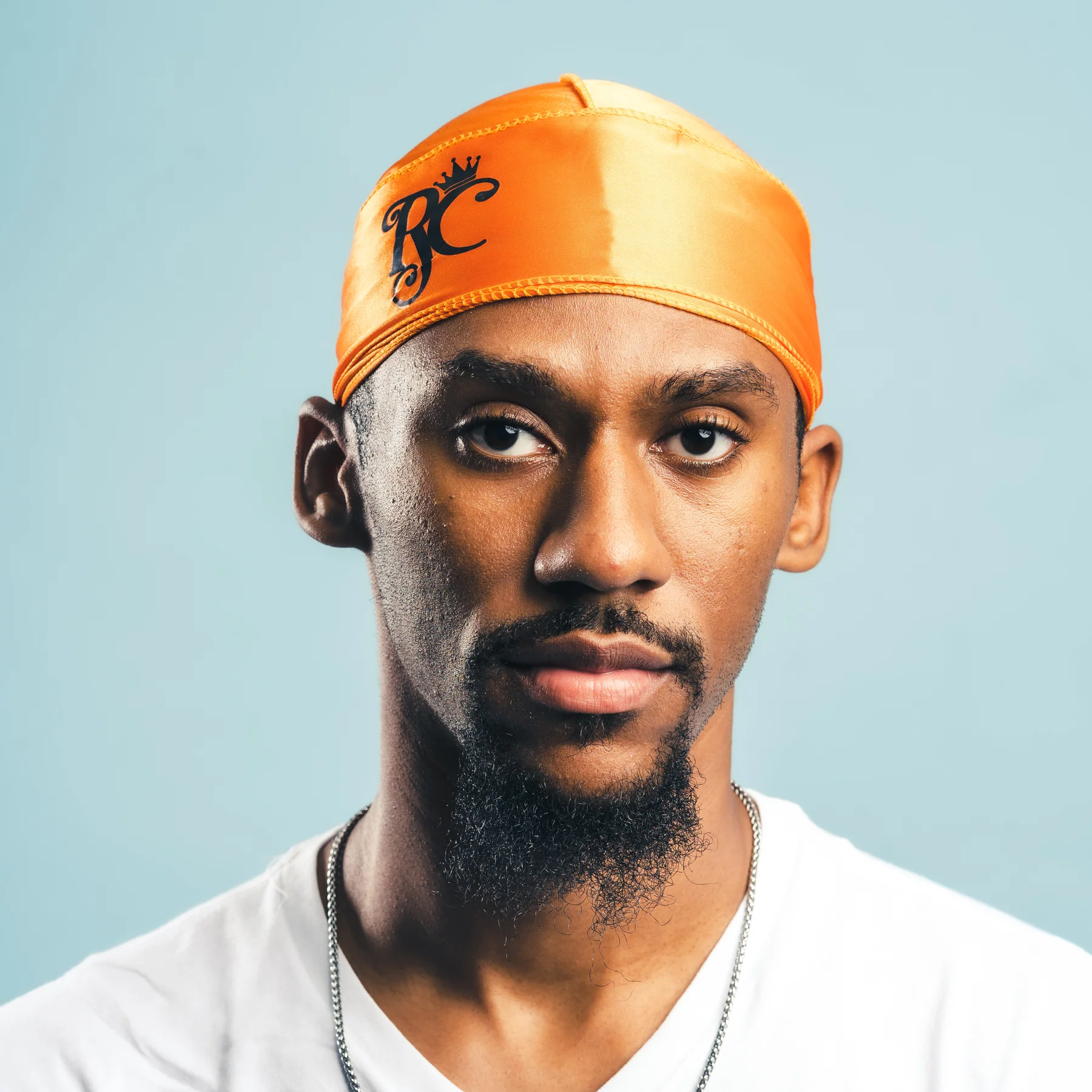 Orange Royal Crown Silk Durag