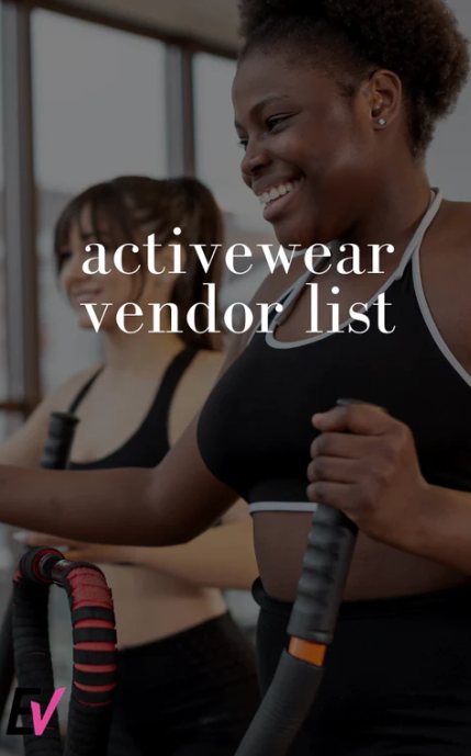 Activewear Vendor List