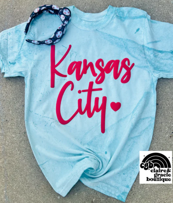 Kansas City Puff Comfort Colors Tee | Current