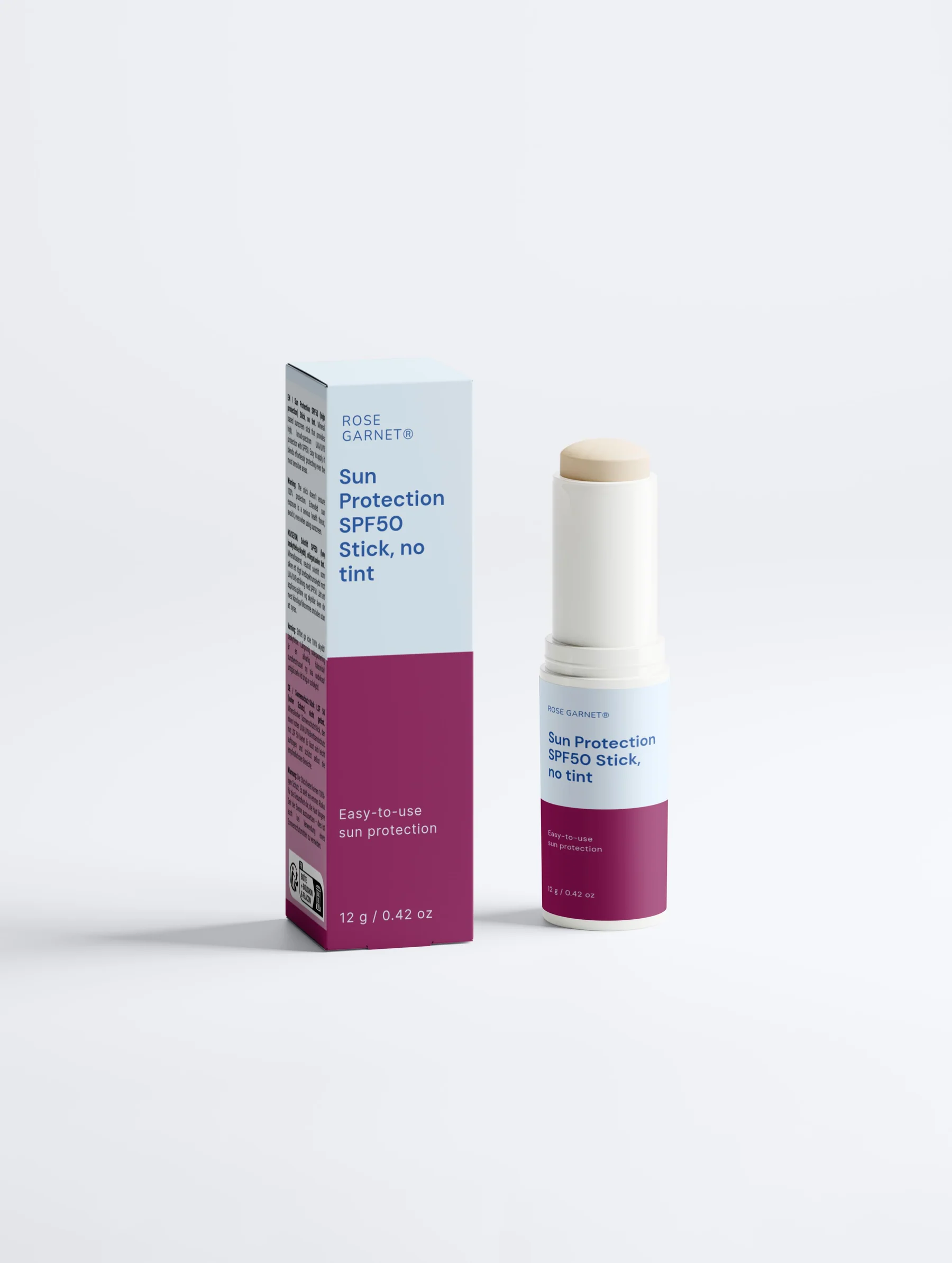 Rose Sun Protection SPF50 Stick, no tint