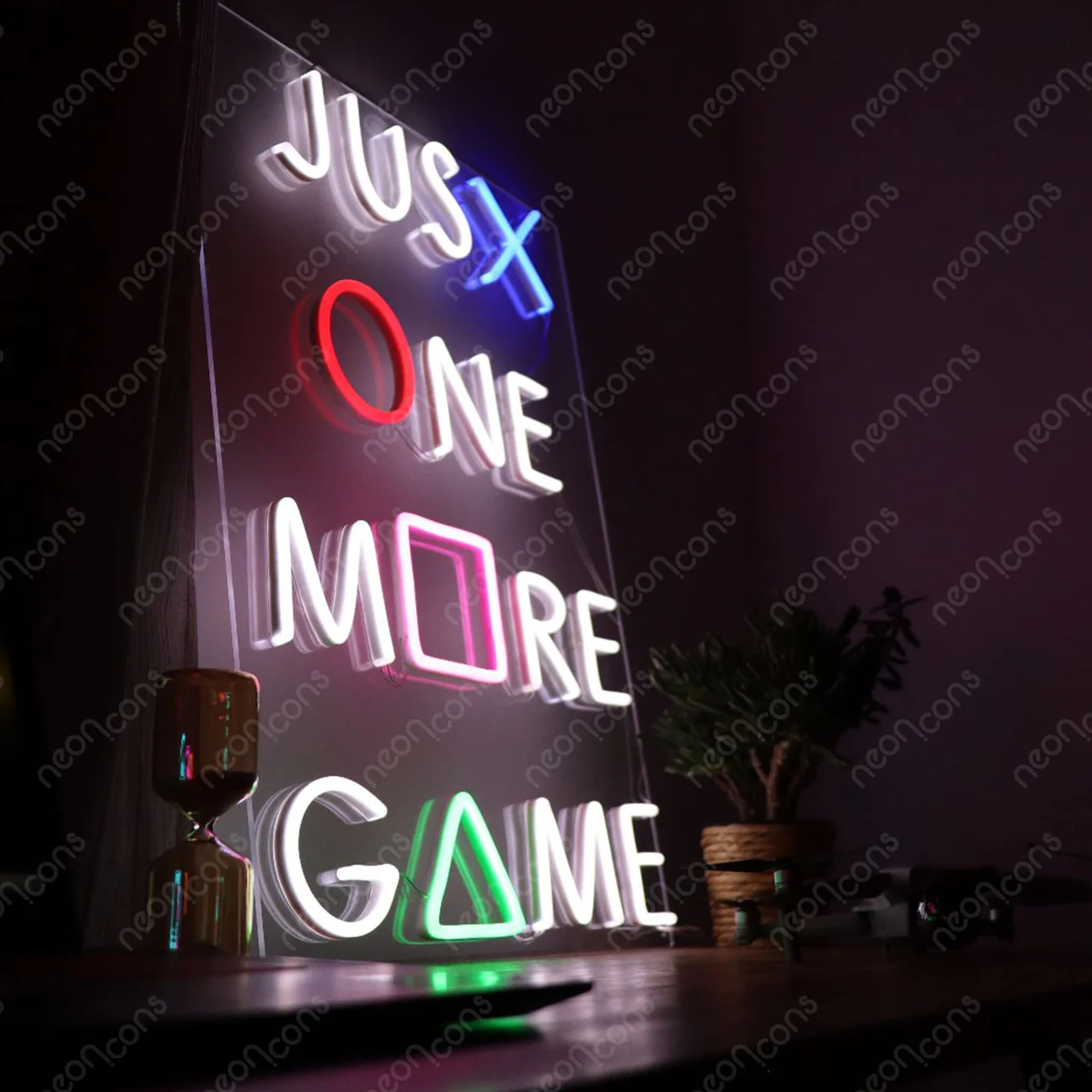 Just one more game  led neon