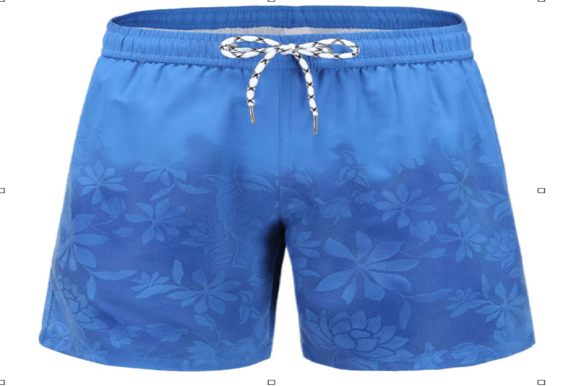 Hibiscus Flower Pattern Changing Trunks Mens