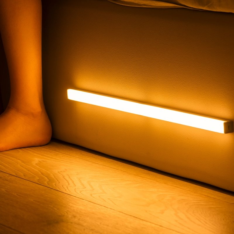 Led Motion Sensor Light Bar With Usb Rechargeable Battery