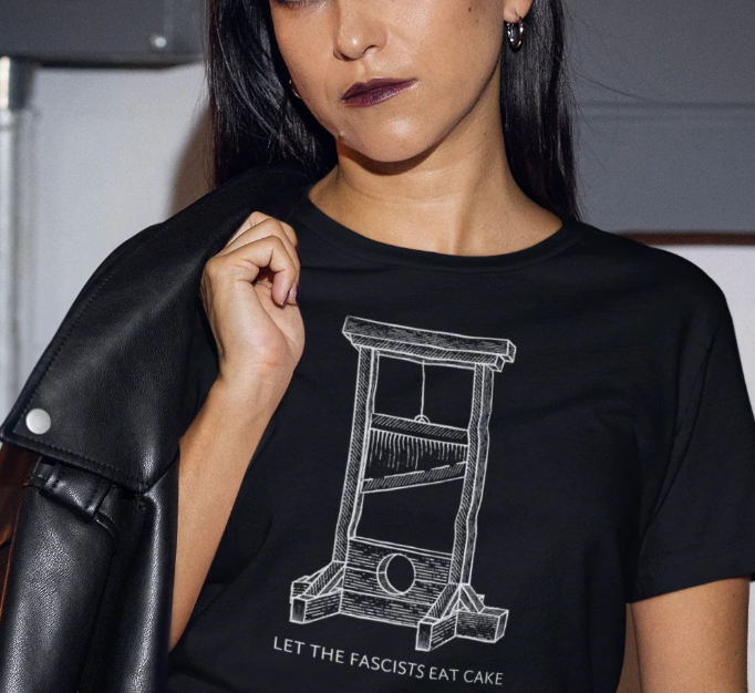 Let The Fascists Eat Cake Unisex t-shirt