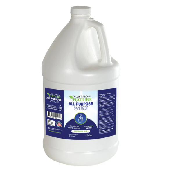 1 Gallon Liquid Sanitizer/ Multi-Surface Disenfectant
