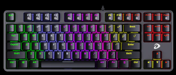 DAREU EK87 WATERPROOF WIRED MECHANICAL GAMING KEYBOARD