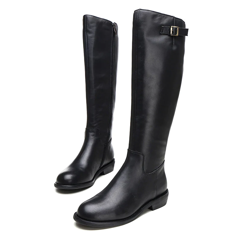 Handmade Soft Leather Knee High Boots