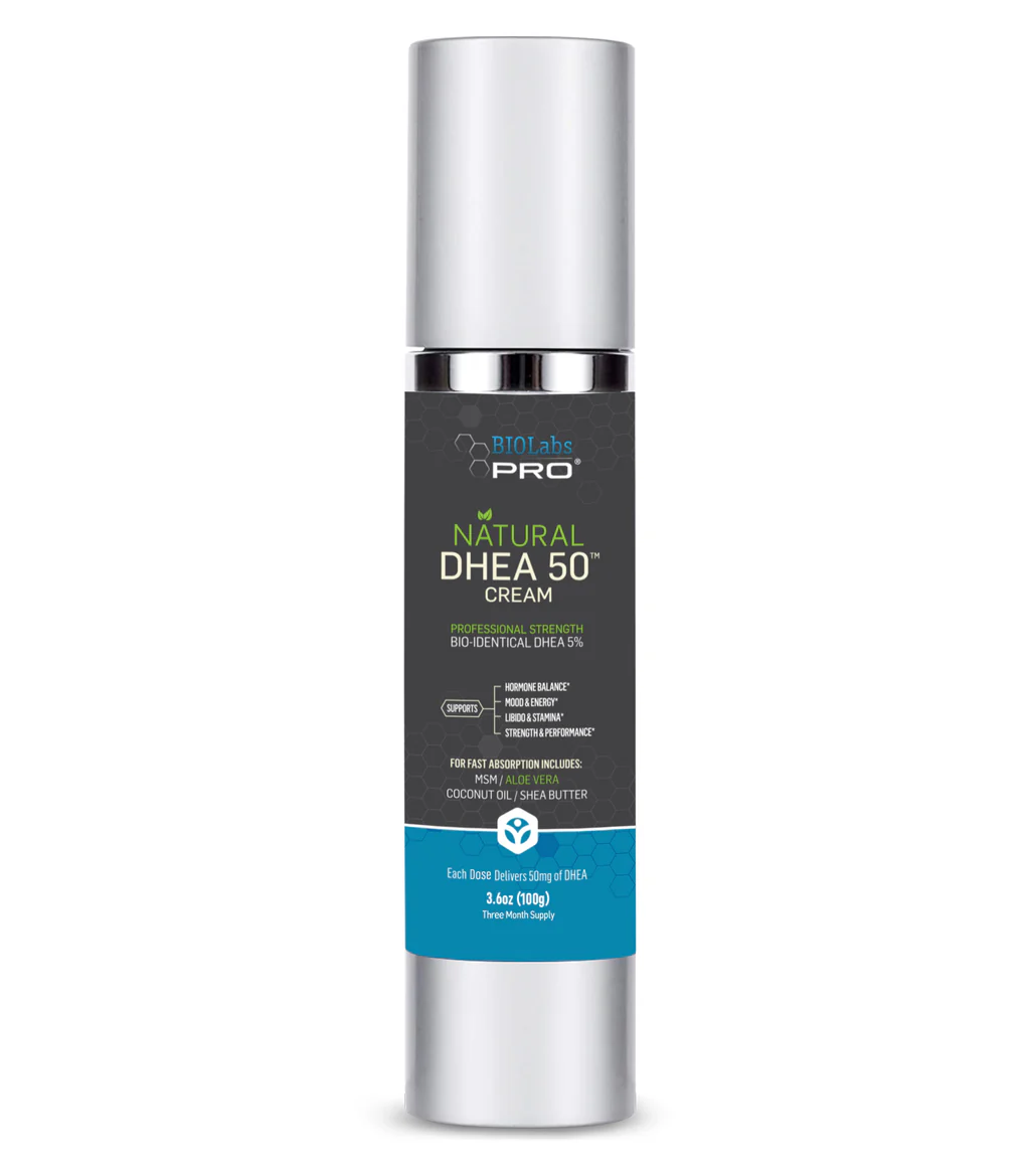 BIOLABS PRO® NATURAL 50MG DHEA CREAM 3.6oz