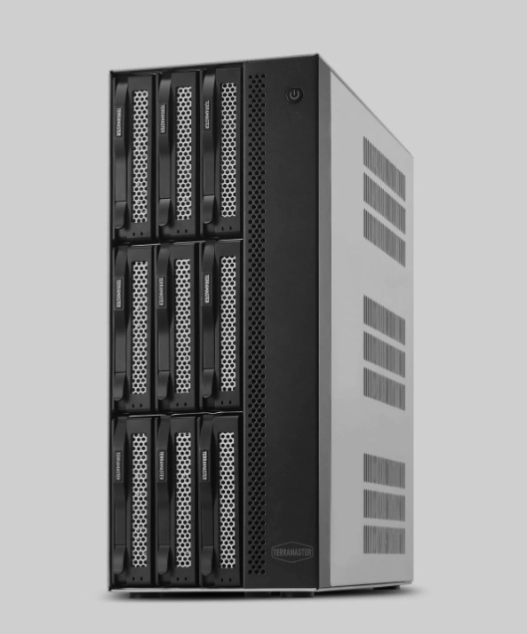 Terramaster T9-500 Pro Nas Storage - 9bay Core I7 1255u 10-cores 12-threads Cpu, 16gb Ddr5 Ram, Dual 10gbe Ports, Network Attached Storage Peak Performance For Business (diskless)
