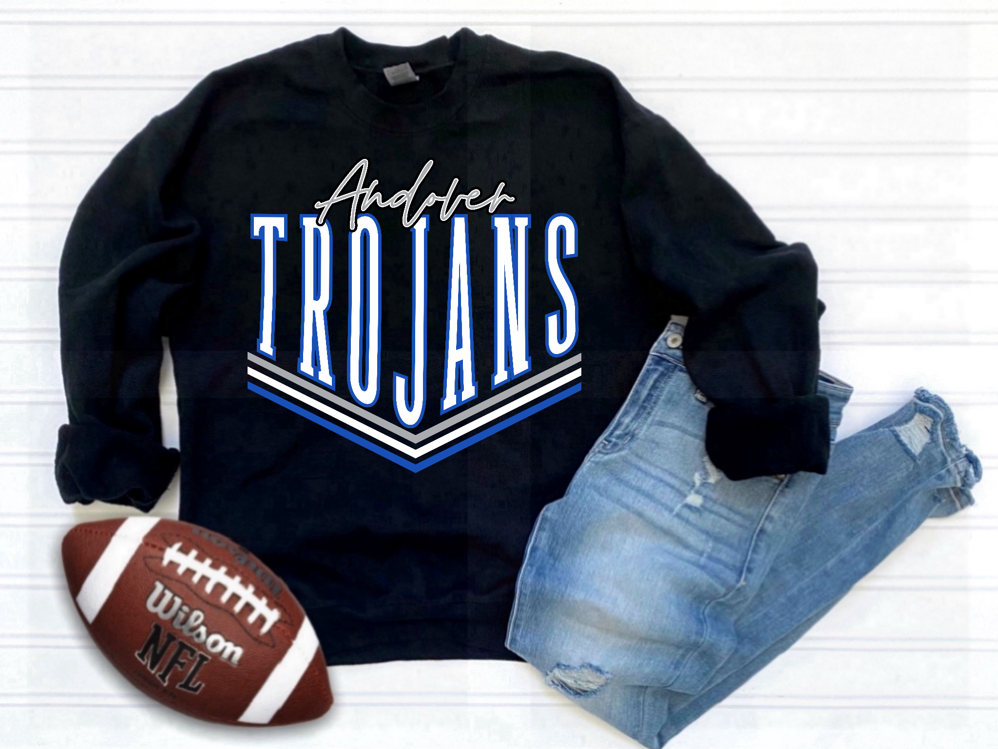 Andover Trojans vintage custom | Black