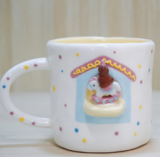 Carousel Bear Ceramic Cup