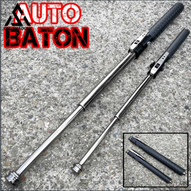 Auto baton self defense tool