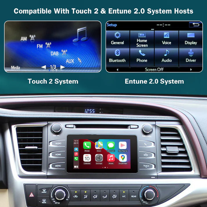 For Toyota 2014—2019 | Apple Carplay & Android Auto Module