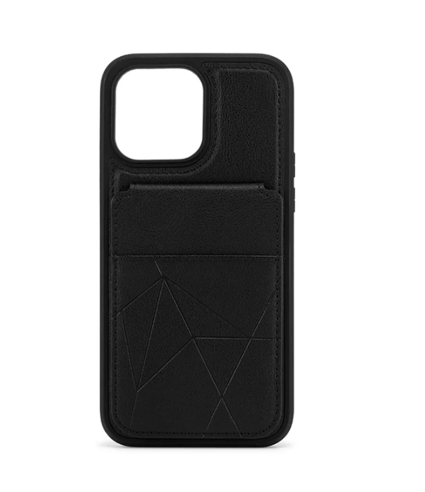 PU Leather Magnetic Card Holder iPhone Case