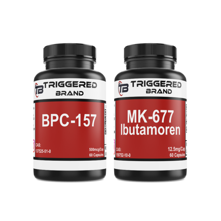 MK677 12.5mg 60 Caps and BPC-157 500mcg 60 Caps – Bundle