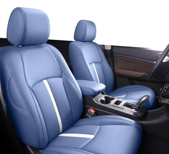 Custom Seat Cover 5 Seats For Volvo XC60 Nappa Leather Full Surround Covered with Stripe