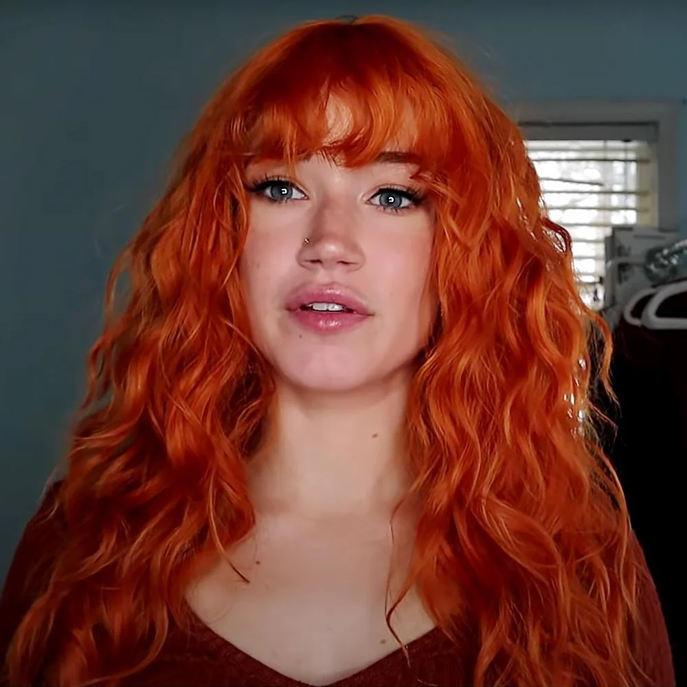 20 Inches Ginger Red Bouncy Curls Synthetic— Poppy