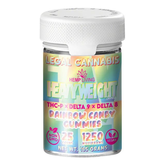 Heavy Weight Gummies — 1250mg Rainbow Candy