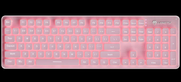 LANGTU L1 PINK FULL METAL PANEL MEMBRANE KEYBOARD ( 189 reviews )