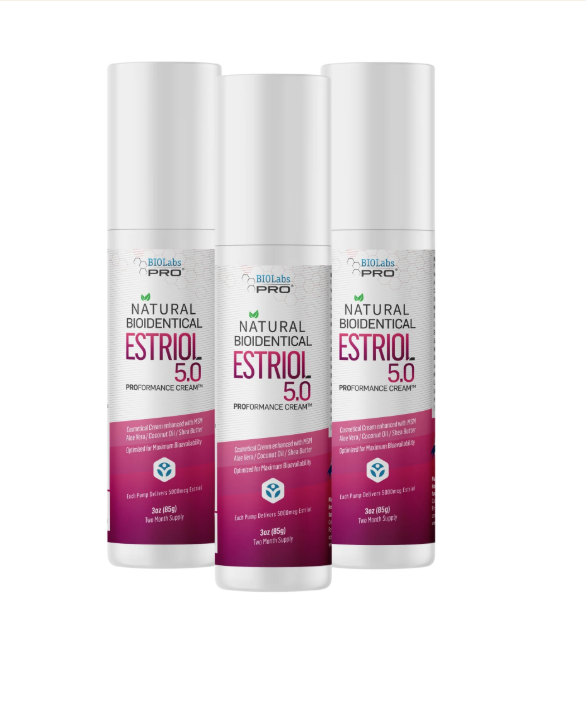 BIOLabs PRO Natural Estriol 3oz (3-pack bundle) 6 month Supply!