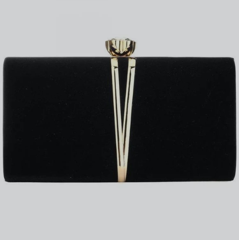 Womens clutch: Black Evening Clutch Bag Women