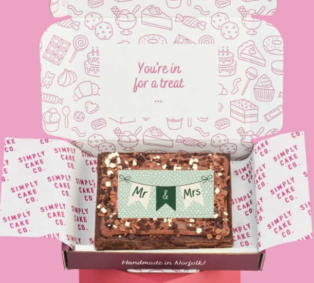 Mr & Mrs Brownie Slab