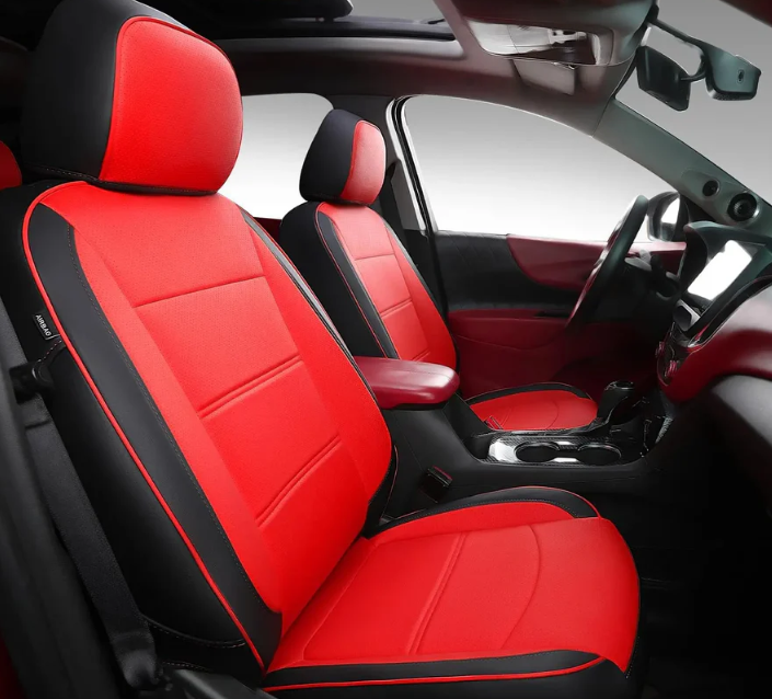 Custom Durable Waterproof Leather Seat Covers Specific For Chevy Equinox 2018 - 2024