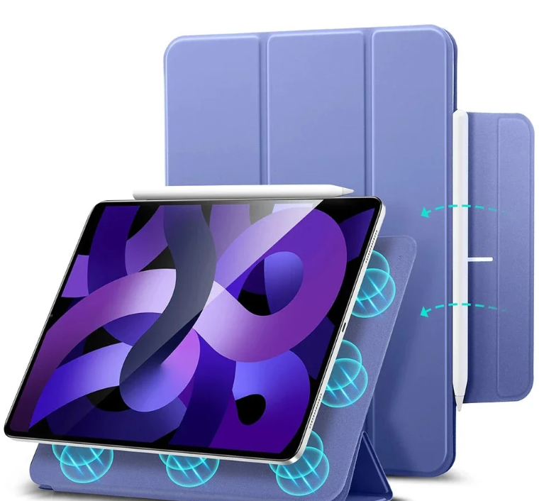 Back Cover with Closure Clasp Case For iPad