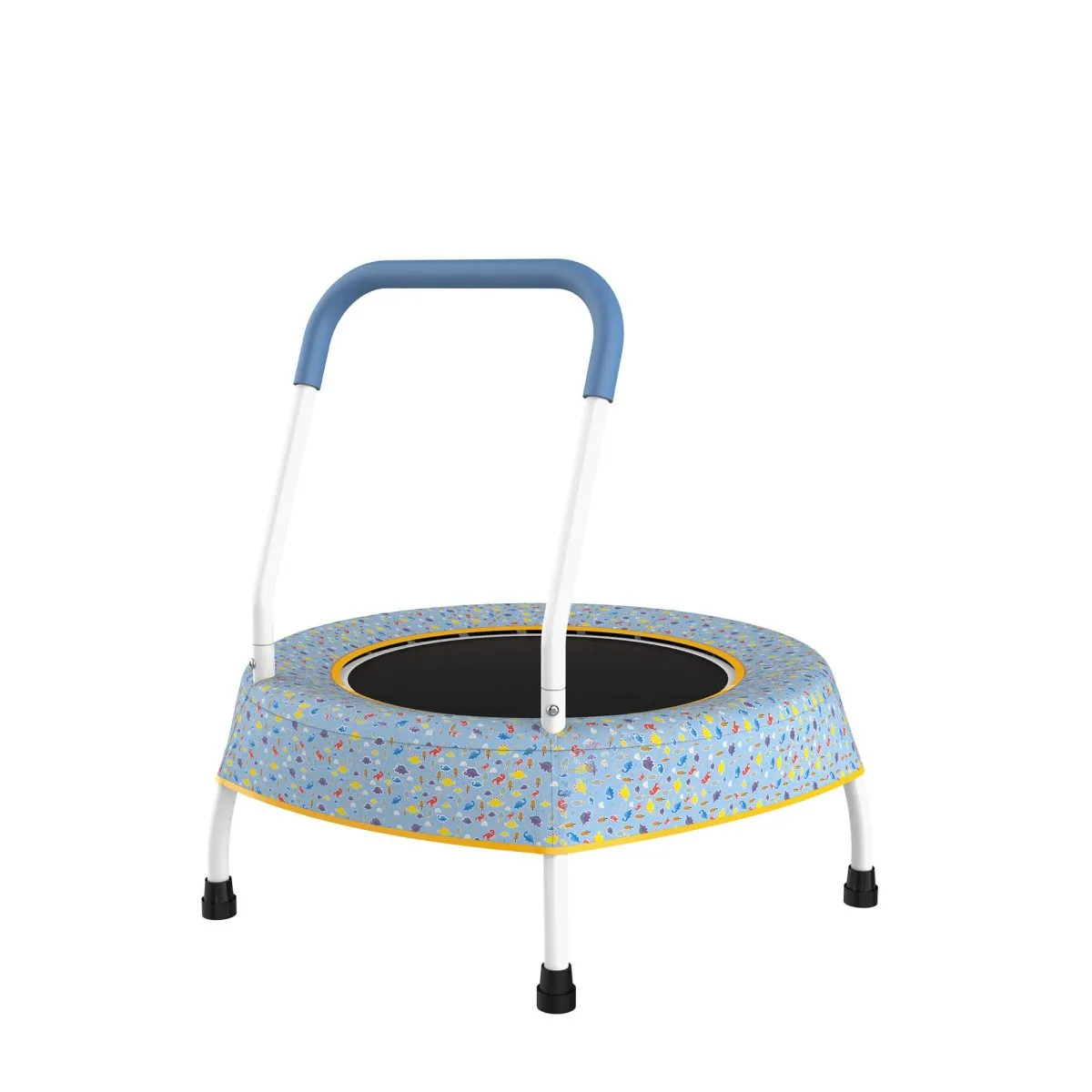 28in Toddler Trampoline Indoor With Handle Bar